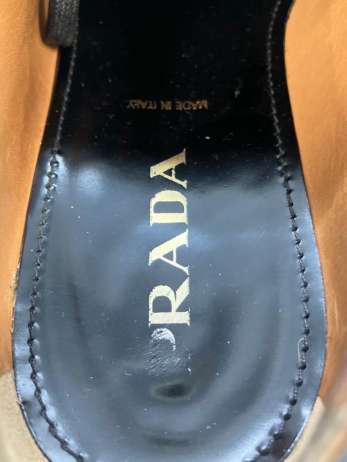 PRADA（プラダ）PRADA (プラダ) シャークソールシューズ ブラック サイズ:SIZE 35 1/2の古着・服飾アイテム
