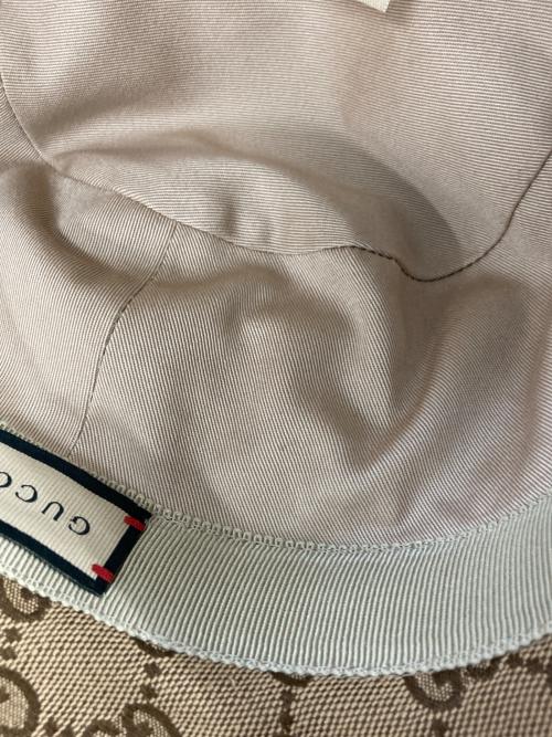 GUCCI（グッチ）GUCCI (グッチ) GGキャンバス フェドラハット　576587 4HG62 ブラウン サイズ:SIZE Mの古着・服飾アイテム