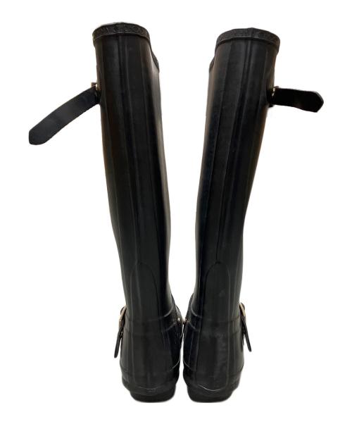 HUNTER（ハンター）HUNTER (ハンター) JIMMY CHOO (ジミーチュウ) レインブーツ ブラック サイズ:実寸サイズをご参照ください。の古着・服飾アイテム