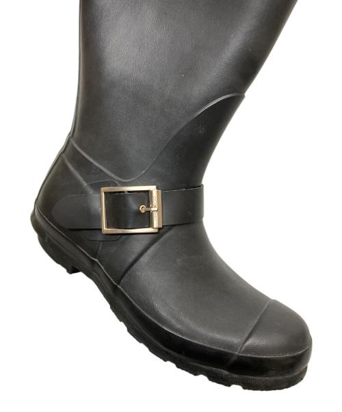 HUNTER（ハンター）HUNTER (ハンター) JIMMY CHOO (ジミーチュウ) レインブーツ ブラック サイズ:実寸サイズをご参照ください。の古着・服飾アイテム
