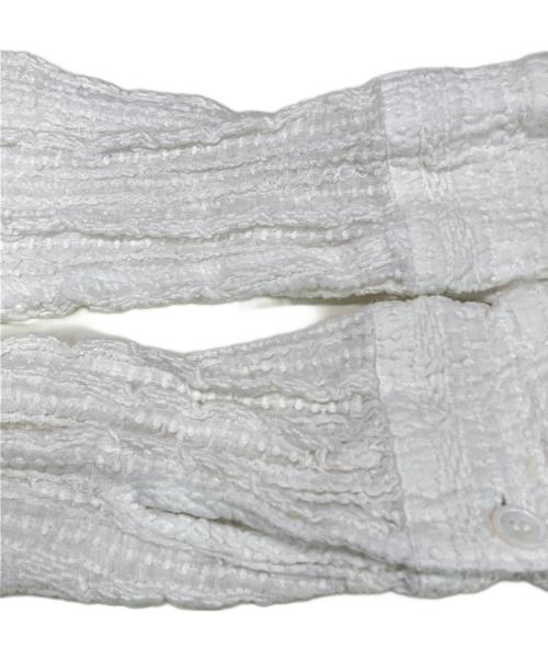 UNUSED（アンユーズド）UNUSED (アンユーズド) Long Sleeve lace shirts　US2439 ホワイト サイズ:SIZE 2の古着・服飾アイテム