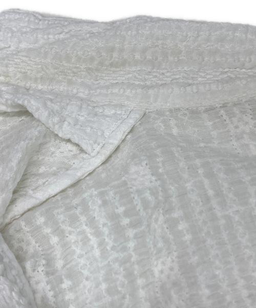 UNUSED（アンユーズド）UNUSED (アンユーズド) Long Sleeve lace shirts　US2439 ホワイト サイズ:SIZE 2の古着・服飾アイテム