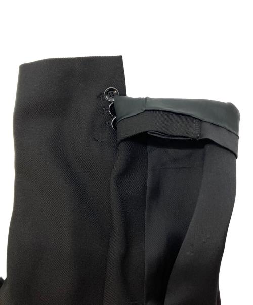ANREALAGE（アンリアレイジ）ANREALAGE (アンリアレイジ) パネルパッチワークジャケット ブラック サイズ:SIZE46の古着・服飾アイテム