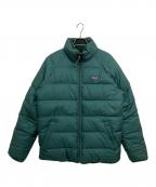 Patagoniaパタゴニア）の古着「リバーシブルサイレントダウンジャケット」｜グリーン