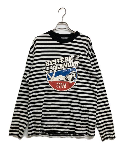 Hysteric Glamour（ヒステリックグラマー）Hysteric Glamour (ヒステリックグラマー) 長袖カットソー ブラック サイズ:SIZE Lの古着・服飾アイテム
