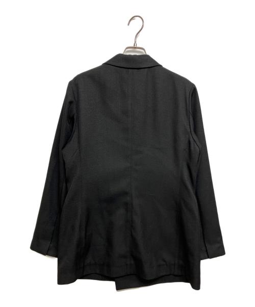 ELLA（エラ）ELLA (エラ) パールボタンダブルジャケット ブラック サイズ:SIZE  Freeの古着・服飾アイテム