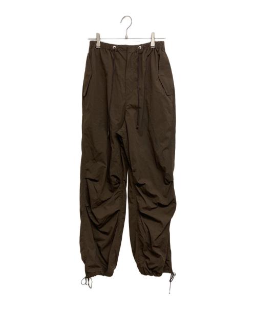 THE SHISHIKUI（シシクイ）THE SHISHIKUI (シシクイ) PARACHUTE PANTS ブラウン サイズ:SIZE Mの古着・服飾アイテム