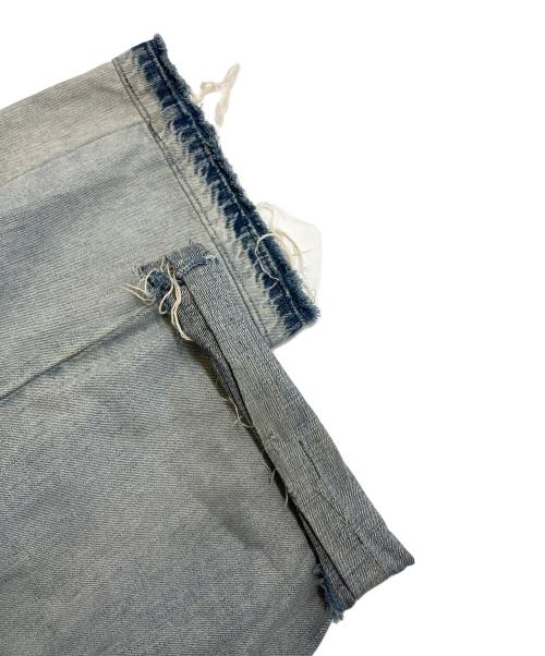 VERSACE JEANS COUTURE（ヴェルサーチ ジーンズクチュール）VERSACE JEANS COUTURE (ヴェルサーチ ジーンズクチュール) バックデザインダメージデニムパンツ インディゴ サイズ:SIZE35-49の古着・服飾アイテム