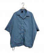 N.HOOLYWOODエヌ ハリウッド）の古着「HALF SLEEVE BIG SHIRT」｜ブルー