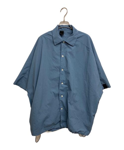 N.HOOLYWOOD（エヌ ハリウッド）N.HOOLYWOOD (エヌ ハリウッド) HALF SLEEVE BIG SHIRT ブルー サイズ:SIZE36の古着・服飾アイテム
