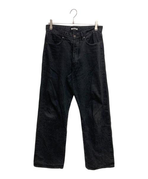 AURALEE（オーラリー）AURALEE (オーラリー) SELVEDGE LIGHT DENIM PANTS ブラック サイズ:SIZE3の古着・服飾アイテム