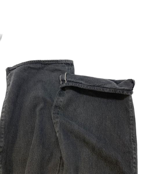 AURALEE（オーラリー）AURALEE (オーラリー) SELVEDGE LIGHT DENIM PANTS ブラック サイズ:SIZE3の古着・服飾アイテム