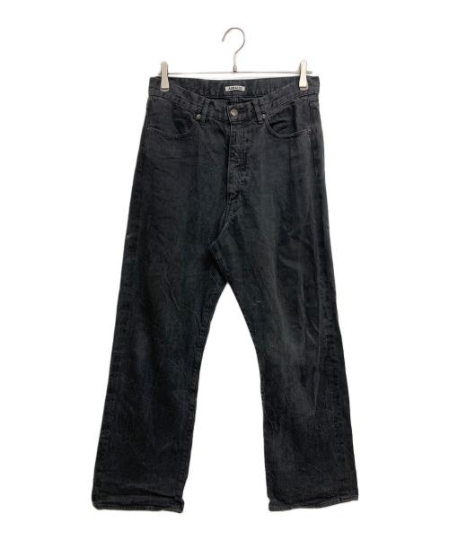 AURALEE（オーラリー）AURALEE (オーラリー) SELVEDGE FADED LIGHT DENIM PANTS ブラック サイズ:SIZE3の古着・服飾アイテム