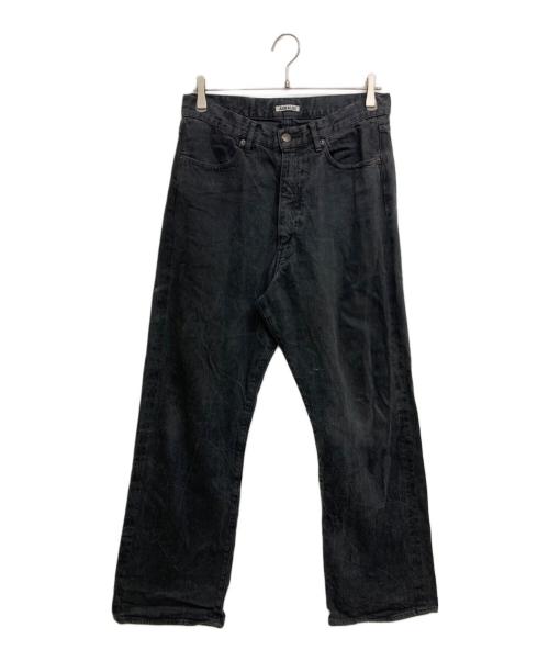 AURALEE（オーラリー）AURALEE (オーラリー) SELVEDGE FADED LIGHT DENIM PANTS ブラック サイズ:SIZE3の古着・服飾アイテム