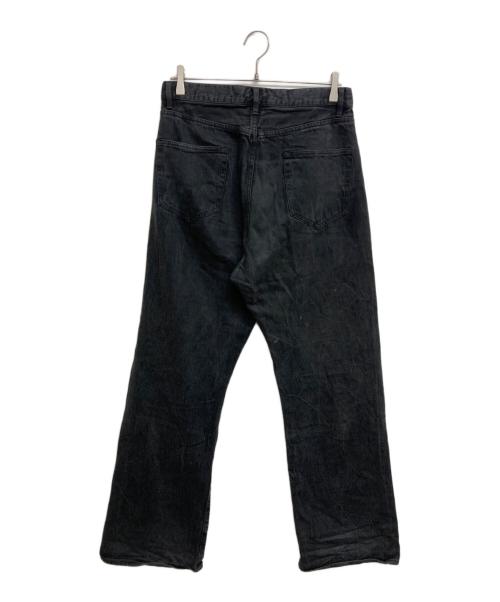 AURALEE（オーラリー）AURALEE (オーラリー) SELVEDGE FADED LIGHT DENIM PANTS ブラック サイズ:SIZE3の古着・服飾アイテム