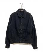 AURALEEオーラリー）の古着「SELVEDGE LIGHT DENIM BLOUSON」｜ブラック