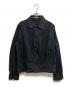 AURALEE（オーラリー）の古着「SELVEDGE FADED LIGHT DENIM BLOUSON」｜ブラック