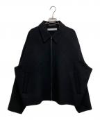 Acne studiosアクネ ストゥディオズ）の古着「Wool Zipper Jacket FN-MN-OUTW000787」｜ブラック