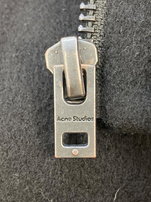 Acne studios（アクネ ストゥディオズ）Acne studios (アクネ ストゥディオズ) Wool Zipper Jacket FN-MN-OUTW000787 ブラック サイズ:SIZE44の古着・服飾アイテム