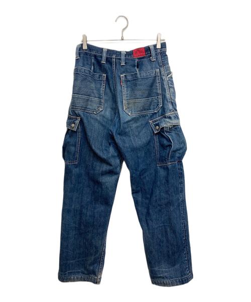 EVISU（エヴィス）EVISU (エヴィス) デニムカーゴパンツ インディゴ サイズ:SIZE W28の古着・服飾アイテム