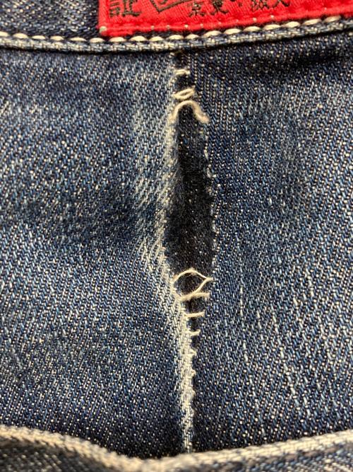 EVISU（エヴィス）EVISU (エヴィス) デニムカーゴパンツ インディゴ サイズ:SIZE W28の古着・服飾アイテム