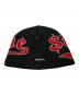 SUPREME (シュプリーム) New Era (ニューエラ) Accent Beanie ブラック×レッド サイズ:実寸サイズをご参照ください。：7000円