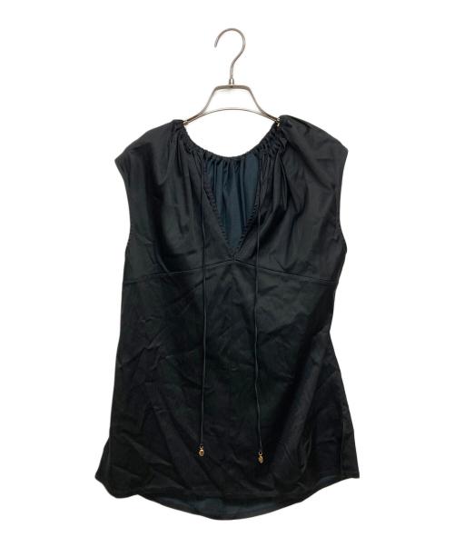 Demi-Luxe Beams（デミルクス ビームス）Demi-Luxe Beams (デミルクス ビームス) グロス トップス .M.ブラウス ブラック サイズ:SIZE Free 未使用品の古着・服飾アイテム