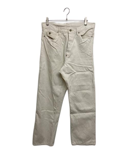 NIGEL CABOURN（ナイジェルケーボン）NIGEL CABOURN (ナイジェルケーボン) シンチバックホワイトデニムパンツ ホワイト サイズ:SIZE36の古着・服飾アイテム