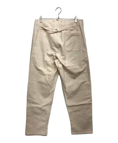 NIGEL CABOURN（ナイジェルケーボン）NIGEL CABOURN (ナイジェルケーボン) ヘビーキャンバスモールスキンベイカーパンツ ベージュ サイズ:SIZE36の古着・服飾アイテム