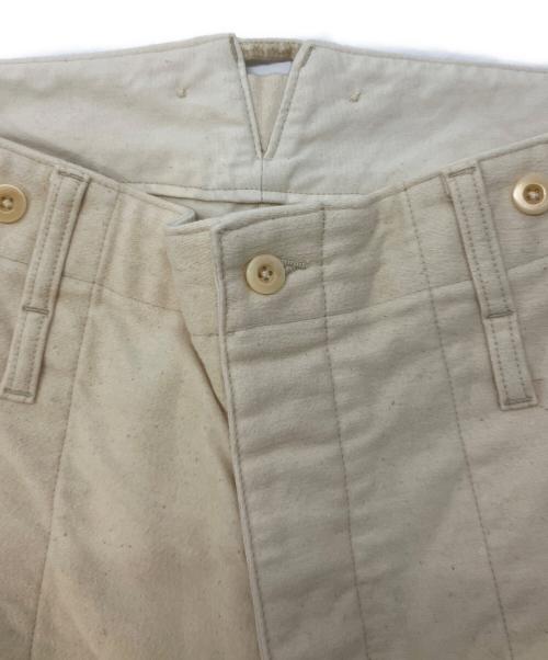 NIGEL CABOURN（ナイジェルケーボン）NIGEL CABOURN (ナイジェルケーボン) ヘビーキャンバスモールスキンベイカーパンツ ベージュ サイズ:SIZE36の古着・服飾アイテム