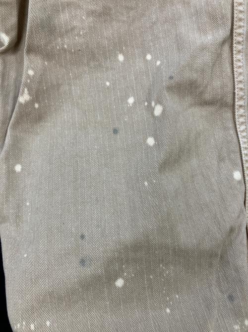 KAPITAL（キャピタル）KAPITAL (キャピタル) ハンターへリンボンプリズンパッチパンツ ブラウン サイズ:SIZE XLの古着・服飾アイテム