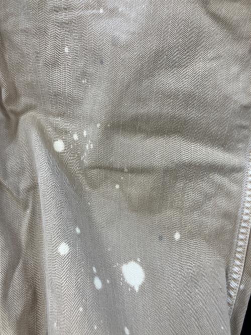 KAPITAL（キャピタル）KAPITAL (キャピタル) ハンターへリンボンプリズンパッチパンツ ブラウン サイズ:SIZE XLの古着・服飾アイテム