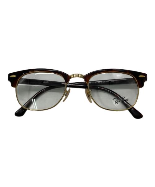 RAY-BAN（レイバン）RAY-BAN (レイバン) CLUBMASTER OPTICS/伊達眼鏡　RB5154 ブラウン サイズ:49-21-140の古着・服飾アイテム