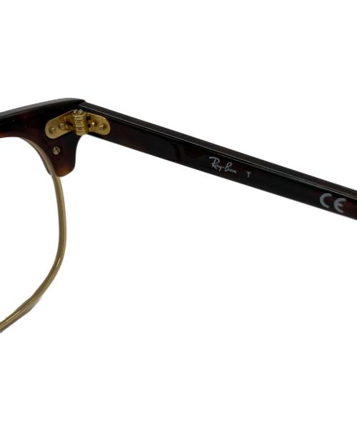RAY-BAN（レイバン）RAY-BAN (レイバン) CLUBMASTER OPTICS/伊達眼鏡　RB5154 ブラウン サイズ:49-21-140の古着・服飾アイテム