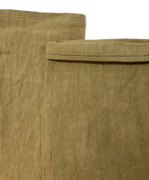 NIGEL CABOURN（ナイジェルケーボン）NIGEL CABOURN (ナイジェルケーボン) リネンボタンフライシンチバックパンツ 8071150015 ベージュ サイズ:SIZE36の古着・服飾アイテム