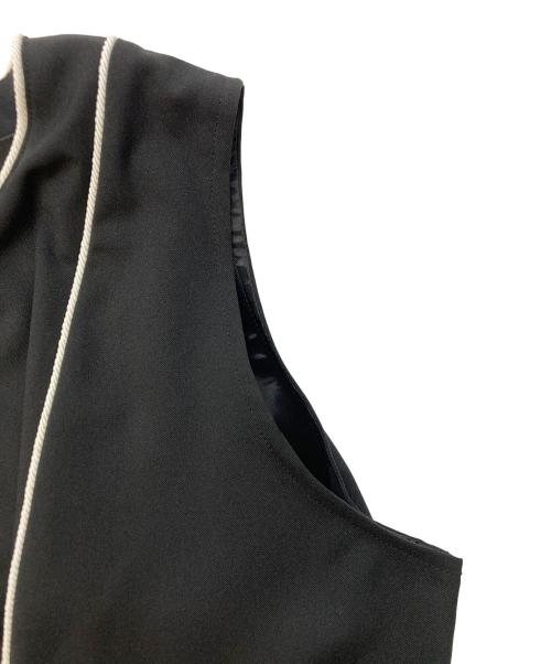 gomme（ゴム）gomme (ゴム) コードツイルワンピース ブラック サイズ:SIZE Mの古着・服飾アイテム