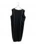 gomme (ゴム) コードツイルワンピース ブラック サイズ:SIZE M：7000円