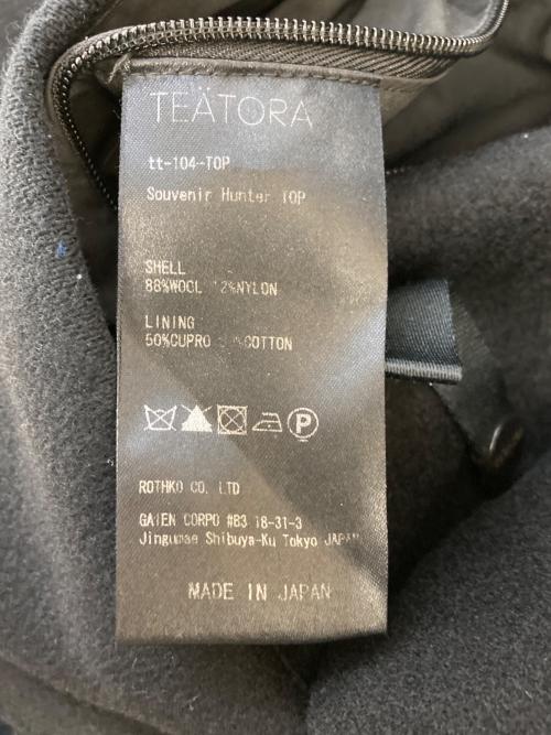 teatora（テアトラ）teatora (テアトラ) Souvenir Hunter　tt-104-TOP ブラック サイズ:SIZE2の古着・服飾アイテム