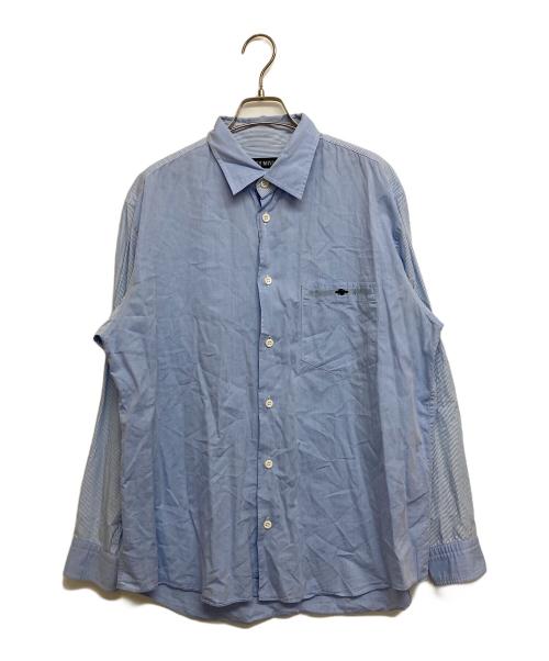 ISSEY MIYAKE（イッセイミヤケ）ISSEY MIYAKE (イッセイミヤケ) シャツ　ME11FJ101 ブルー サイズ:SIZE不明の古着・服飾アイテム