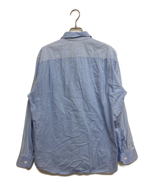 ISSEY MIYAKE（イッセイミヤケ）ISSEY MIYAKE (イッセイミヤケ) シャツ　ME11FJ101 ブルー サイズ:SIZE不明の古着・服飾アイテム