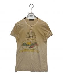 DOLCE & GABBANA（ドルチェ＆ガッバーナ）の古着「半袖Tシャツ G8297T」｜ベージュ