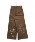CABAN (キャバン) コットンツイル フラワープリント2タックワイドパンツ 39-04-61-04001 ブラウン サイズ:SIZE XS：22000円