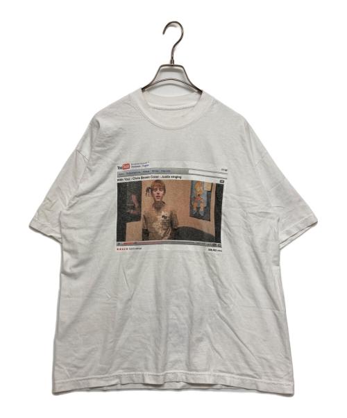 skylrk（スカイラーク）skylrk (スカイラーク) Youtube TEE/Tシャツ ホワイト サイズ:SIZE X-LARGEの古着・服飾アイテム