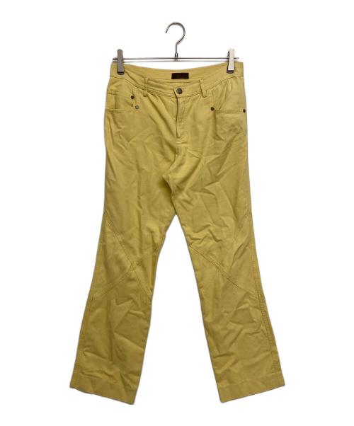 LOEWE（ロエベ）LOEWE (ロエベ) デザインパンツ イエロー サイズ:SIZE40の古着・服飾アイテム