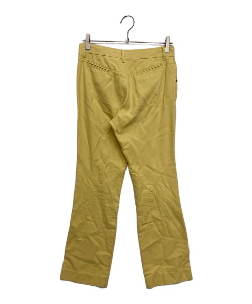 LOEWE（ロエベ）LOEWE (ロエベ) デザインパンツ イエロー サイズ:SIZE40の古着・服飾アイテム