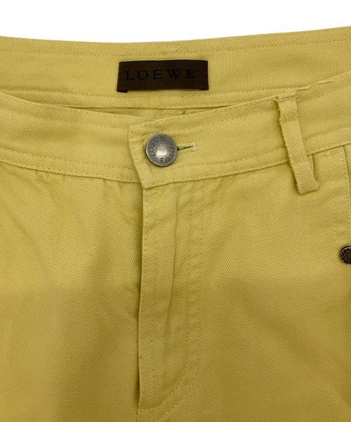 LOEWE（ロエベ）LOEWE (ロエベ) デザインパンツ イエロー サイズ:SIZE40の古着・服飾アイテム