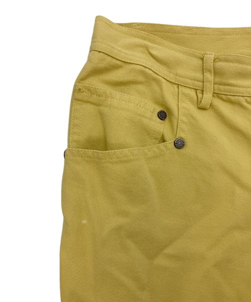 LOEWE（ロエベ）LOEWE (ロエベ) デザインパンツ イエロー サイズ:SIZE40の古着・服飾アイテム