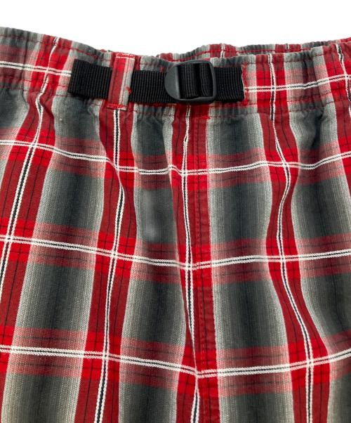 stussy（ステューシー）stussy (ステューシー) Nepal Plaid Mountain Short 112270 ブラック×レッド サイズ:SIZE Mの古着・服飾アイテム