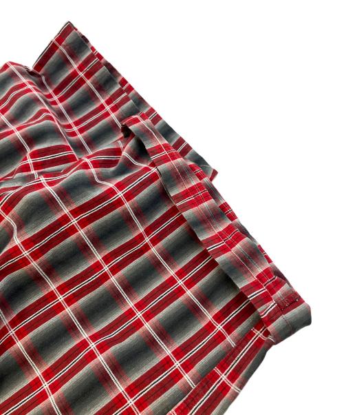 stussy（ステューシー）stussy (ステューシー) Nepal Plaid Mountain Short 112270 ブラック×レッド サイズ:SIZE Mの古着・服飾アイテム