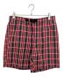 stussy（ステューシー）の古着「Nepal Plaid Mountain Short 112270」｜ブラック×レッド